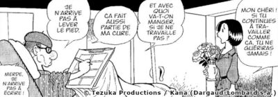 Osamu Tezuka se représente à la fin de sa vie dans Gringo