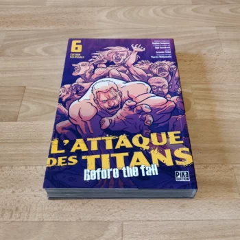 Aperçu du tome 6 de l'édition colossale de L'Attaque des Titans - Before the Fall