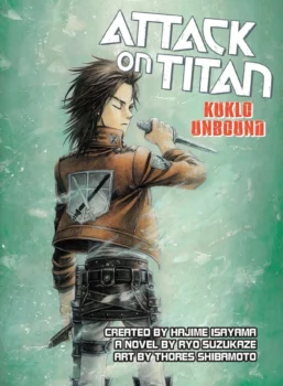 Couverture américaine du roman Attack on Titan - Kuklo Unbound